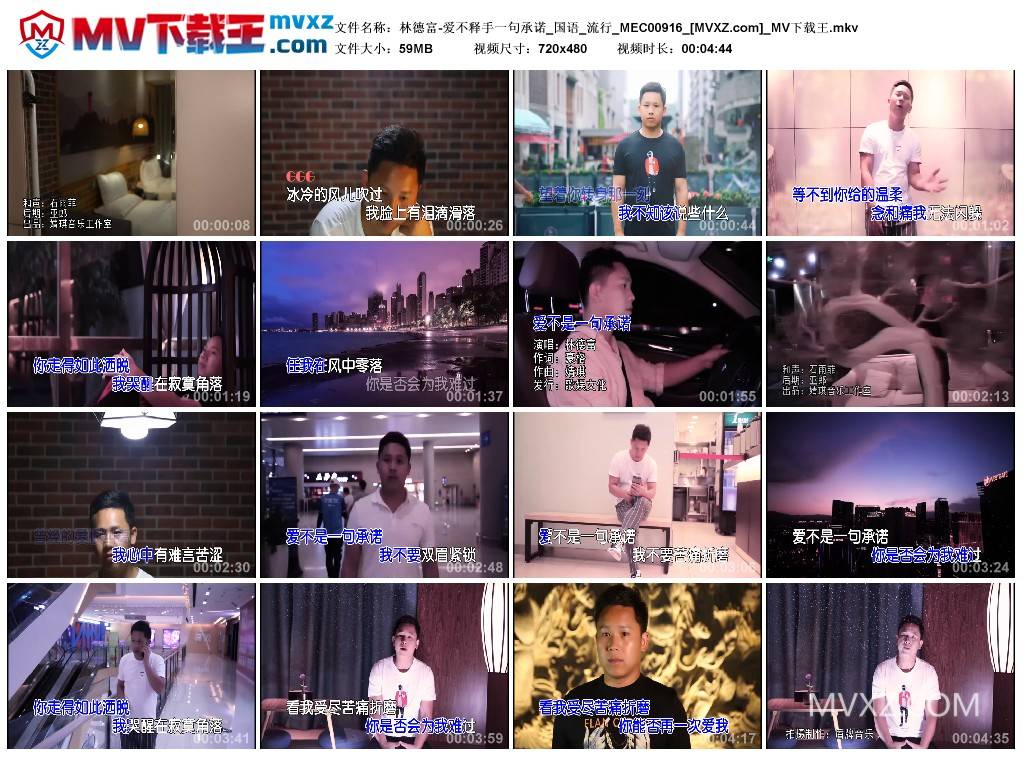 林德富-爱不释手一句承诺_国语_流行_MEC00916